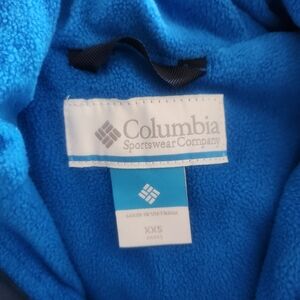 Columbia Vibrant Blue Fleece Jacket XXS